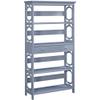 Convenience Concepts 203071GY 5-Tier Bookcase with Drawer, Gray view 4