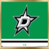 Trends International NHL Dallas Stars - Logo 21 Wall Poster, 14.725" x 22.375", Gold Framed Version view 1