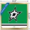 Trends International NHL Dallas Stars - Logo 21 Wall Poster, 14.725" x 22.375", Gold Framed Version view 3