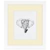 ArtToFrames 8x8 inch Satin White Frame Picture Frame with 2 Inch Single Oyster Mat, SingleMat-FRBW26074-8x8-791 view 2