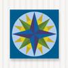 BARN Quilt Block Outdoor Square BQ029 | 6 Sizes | Outside Pattern | Wall Art | Yard Art | Barn Quilt Sign | Farm Quilt Design (23.5" x 23.5" 1 Sided) view 1