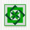 BARN Quilt Block Outdoor Square BQ003-10 | 6 Sizes | Outside Pattern | Wall Art | Yard Art | Barn Quilt Sign | Farm Quilt Design (23.5" x 23.5" 1 Sided) view 1