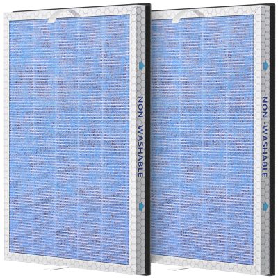 2 PACK MSA3/MSA3S HEPA Replacement Filter Compatible with Membrane Solutions MSA3 and MSA3S Device, 3-Stage HEPA Filter