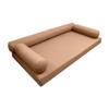 DBM IMPORTS *Cover ONLY*-Style 6 Outdoor Daybed Mattress Bolster Pillow Slipcovers Knife Edge Crib-AD104 view 1