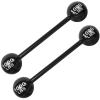 2 PCS Giant Inflatable Dumbbell Barbell - Carnival Circus Birthday/Halloween Party Decorations Supplies Fake Weights Cosplay Props - Blow Up Costume Photo Booth Props Accessory view 1