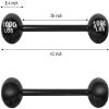 2 PCS Giant Inflatable Dumbbell Barbell - Carnival Circus Birthday/Halloween Party Decorations Supplies Fake Weights Cosplay Props - Blow Up Costume Photo Booth Props Accessory view 3