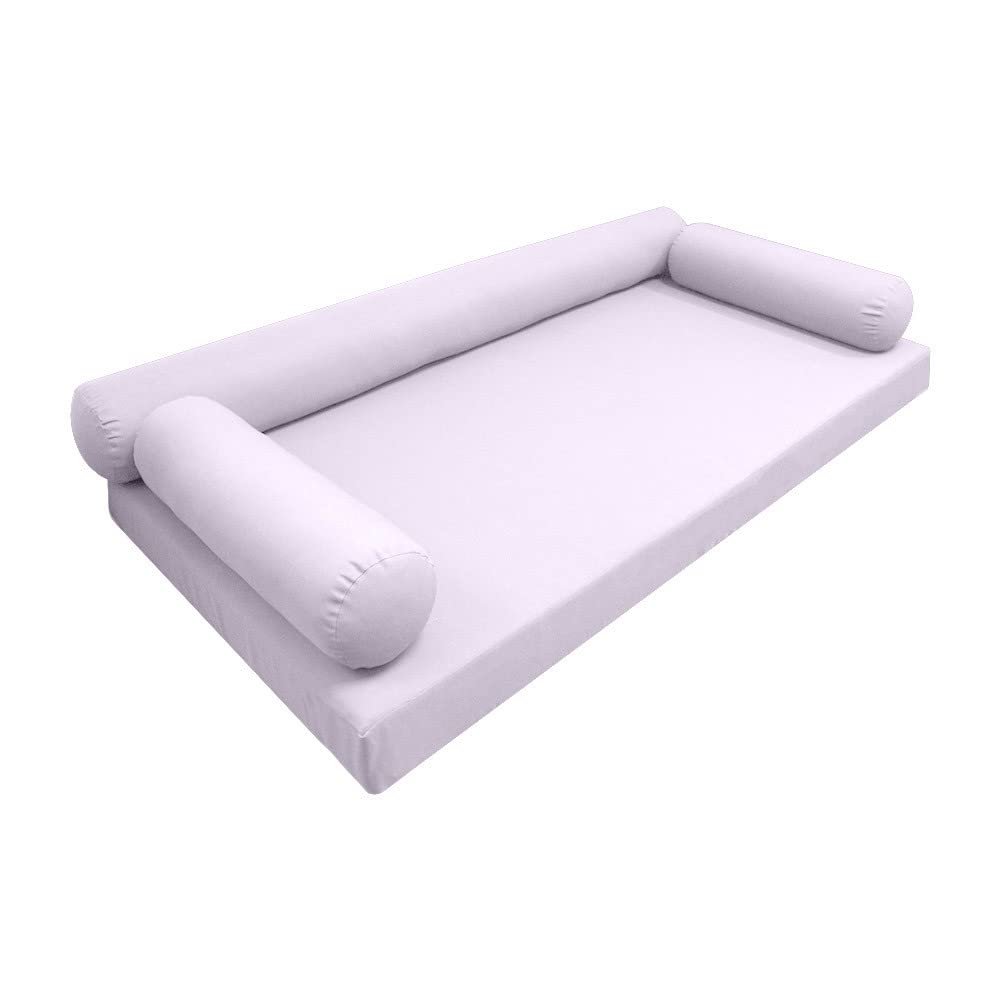 DBM IMPORTS *Cover ONLY*-Style 6 Outdoor Daybed Mattress Bolster Pillow Slipcovers Knife Edge Crib-AD107