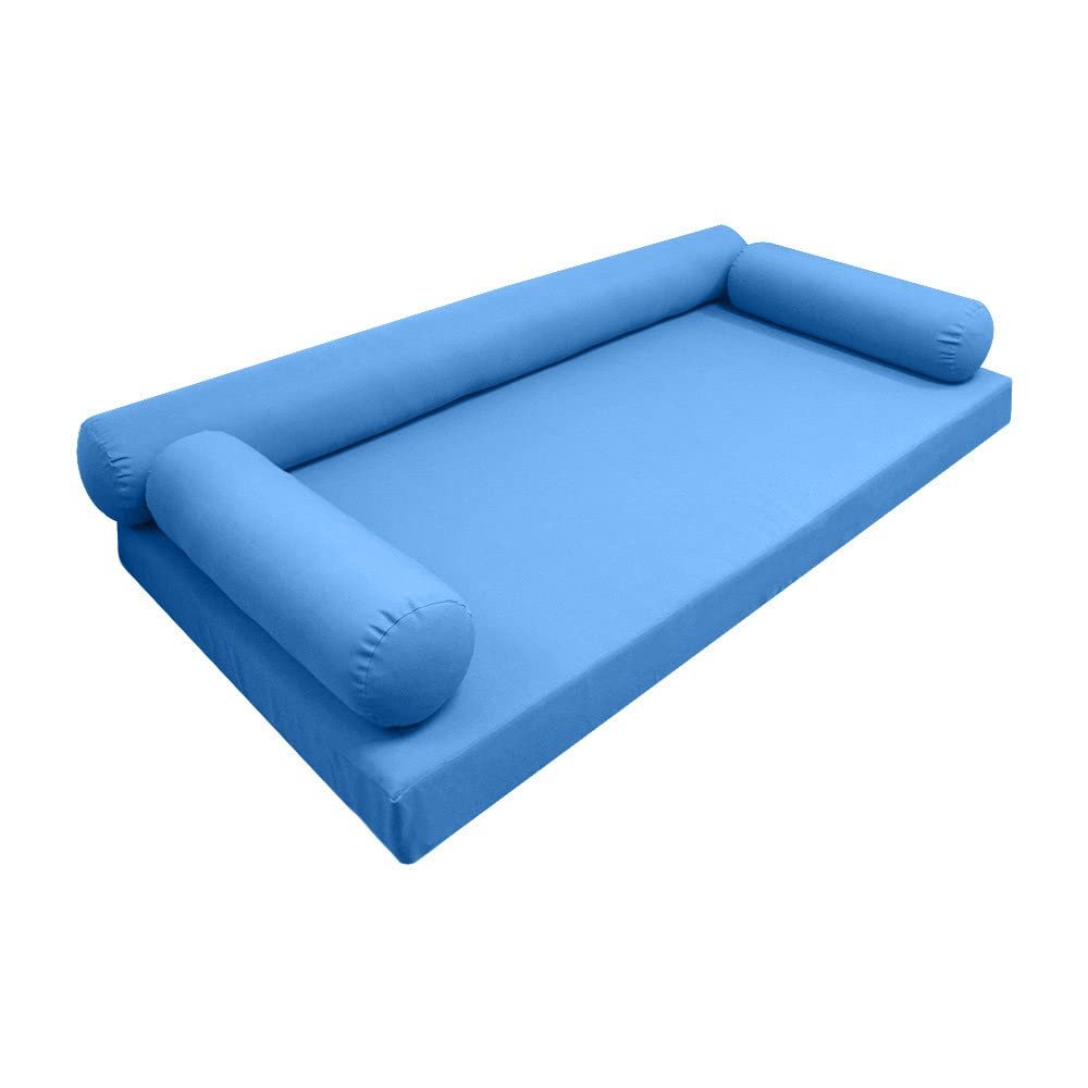 DBM IMPORTS *Cover ONLY*-Style 6 Outdoor Daybed Mattress Bolster Pillow Slipcovers Knife Edge Crib-AD102