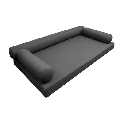 DBM IMPORTS *Cover ONLY*-Style 6 Outdoor Daybed Mattress Bolster Pillow Slipcovers Knife Edge Crib-AD003