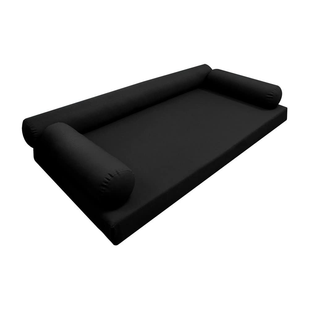 DBM IMPORTS *Cover ONLY*-Style 6 Outdoor Daybed Mattress Bolster Pillow Slipcovers Knife Edge Crib-AD109
