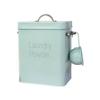 Cabilock Sturdy Iron Pet Food Bin Dog Treat Storage Laundry Powder Bucket 1 Set Multi-use Container view 1