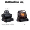 Portable Butane Heater Stove, Outdoor Warmer Propane Butane Tent Heater, 2 in 1 Propane Heater/Stove for Camping Fishing, Hiking, Fishing (Color : Black) view 4