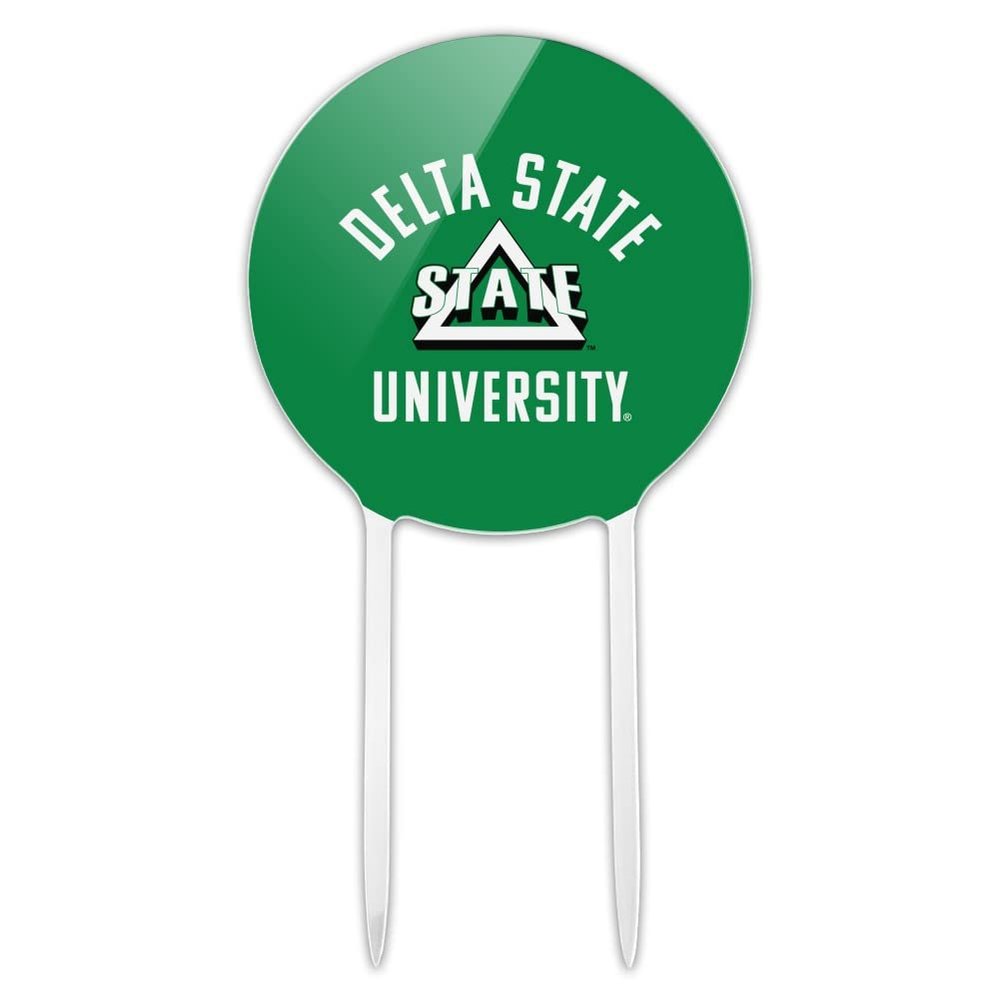 Acrylic Delta State Statesmen Cake Topper Party Decoration for Wedding Anniversary Birthday Graduation