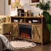 ARLIME 18 Inch Electric Fireplace Inserts, 1500W Freestanding & Recessed Fireplace w/Adjustable LED Flame, Remote Control, Timer, Built-in Thermostat, Overheating Protection view 2