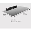 YUEYOULII Cable Box Tempered Glass Shelf, Floating Wall Mount Shelf, Wall Mount Shelves, Single Floating DVD DVR Shelf (Color : A) view 2