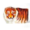 ACEVER Crystal Sculpture Etched Figurine, 3D Color Cast Crystal Engraved and Sandblasted Motif Home Desktop Decor Tiger view 1