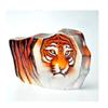 ACEVER Crystal Sculpture Etched Figurine, 3D Color Cast Crystal Engraved and Sandblasted Motif Home Desktop Decor Tiger view 2