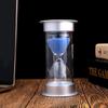 BAWAQAF 45 Minutes Hourglass,Modern Sand Timer with Blue Sand,Fit for Mantel Office Desk Coffee Table Book Shelf view 4