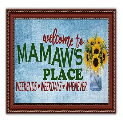 Grandma Welcome Door Mats for Home Decor,Funny Mats Kitchen Rugs Personalized Doormat for Entrance Way