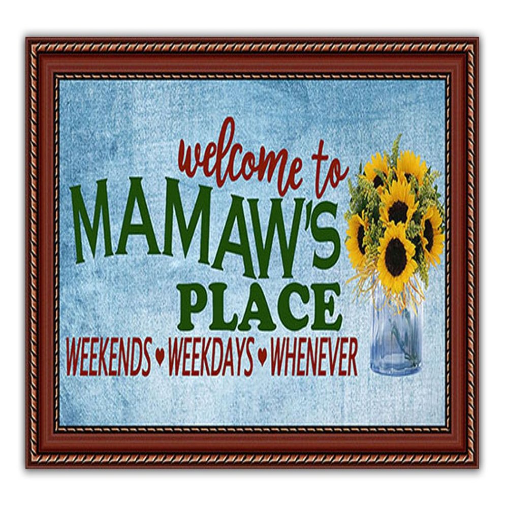 Grandma Welcome Door Mats for Home Decor,Funny Mats Kitchen Rugs Personalized Doormat for Entrance Way