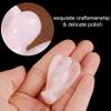 Rose Carved Angel Stones, Angel Healing Crystal Pocket Guardian Angel Figurine Small Angel Statue for Home Decorations view 3