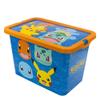 Stor Pokemon Storage Box Container with Click Lock Lid, For Kids, Bedroom, Playroom, Toys, BPA Free (7 Litre) view 1