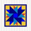 BARN QUILT Block Outdoor Square BQ012-04 | 6 SIZES | Outside Pattern | Wall Art | Yard Art | Barn Quilt Sign | Farm Quilt Design (46" x 46" 1 sided) Shipped in 4-23" Pieces view 1