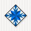 BARN Quilt Block Outdoor Square BQ049-01 | 6 Sizes | Outside Pattern | Wall Art | Yard Art | Barn Quilt Sign | Farm Quilt Design (34" x 34" 1 Sided) view 1