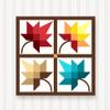 BARN QUILT Block Outdoor Square BQ008-01 | 6 SIZES | Outside Pattern | Wall Art | Yard Art | Barn Quilt Sign | Farm Quilt Design (46" x 46" 1 sided) Shipped in 4-23" Pieces view 1