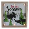 12" Lighted 'Tis The Season' Christmas Wall Decor view 1