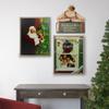 12.5" Norman Rockwell 'No Christmas Problem Now' Tin Wall Art view 3