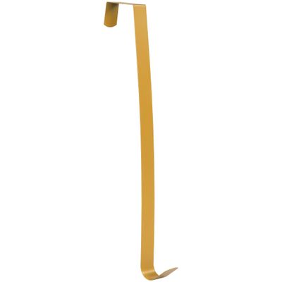 Northlight Matte Over The Door Christmas Wreath Hanger, 14", Gold