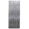 Northlight Tinsel Christmas Window or Door Curtain, 3' x 8', Silver view 1