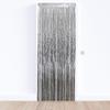 Northlight Tinsel Christmas Window or Door Curtain, 3' x 8', Silver view 2