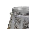 6.25" Trees and Fawns Flameless Glass Candle Lantern view 4