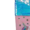 20.5" Pink Velvet Unicorn with Sequins Christmas Stocking view 3