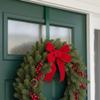 Northlight Door Christmas Wreath Hanger, 14", Green view 4