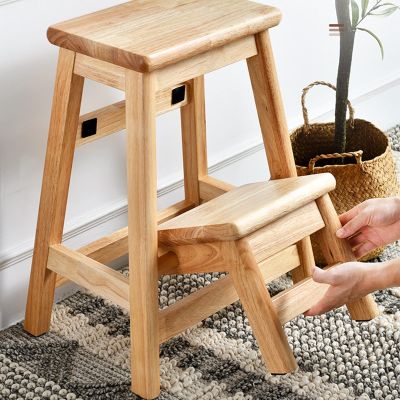 LHYZF Portable Stepladder 2 Step Stool, Multifunction Kitchen Step Stool Home Library Climb Ladder Shoe Bench Flower Rack Library Climb - 150Kg