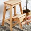 LHYZF Portable Stepladder 2 Step Stool, Multifunction Kitchen Step Stool Home Library Climb Ladder Shoe Bench Flower Rack Library Climb - 150Kg view 1