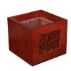 DRSFF 4 Liter Mini Wooden Garbage/Trash Can Square Small Wastebaskets Waste Bins Desktop Dustbin for Household Room Hotel Uncovered Storage Office Bucket151513cm view 1