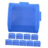 Cabilock 10pcs Tool Box Storage Box Garage Storage Bins Lids Screw Organizer Bins for Organizing view 1