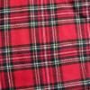 46" Christmas Tree Skirt Patchwork Tartan Plaid with Jute Burlap Ruffle Border Xmas Decoration DUO ER view 2