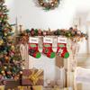 MALIHONG 2 Packs Personalized Merry Christmas Cute Dog Shiba Inu Stocking Snowflake Red and Green Xmas Party Holiday Home Decoration Gift 14.4" view 4