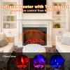 ARLIME 28 Inch Electric Fireplace Inserts in-Wall Recessed and Freestanding Fireplace Heater, 1400W Electric Room Heater Indoor with 3D Adjustable Flame, Remote Control, Thermostat and Timer view 2