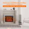 ARLIME 28 Inch Electric Fireplace Inserts in-Wall Recessed and Freestanding Fireplace Heater, 1400W Electric Room Heater Indoor with 3D Adjustable Flame, Remote Control, Thermostat and Timer view 4