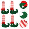 PartyKindom 12pcs Christmas Chair Leg Creative Foot Sleeves for Festive Decor Protects Furniture Legs Floors Easy to Install for Holiday Celebrations view 4
