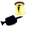Vimal Nautical Walking Stick, 2.25 mm Size 1 Inch Rubber Tip, 100 % Pure Metal Brass & Rubber Base, Golden view 2