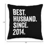 Best Husband Since 2014 | 12th wedding anniversary 12 years Throw Pillow view 4