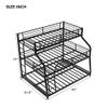 Metal Triple Bunk Beds Twin XL/Full XL/Queen, Floor Triple Bed with Long and Short Ladder/Full-Length Guardrails, 3 Beds in 1 for Boys, Girls, Teens (Black-New+Metal) view 2
