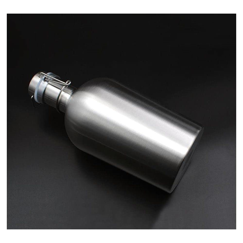304 Stainless Steel Beer Growler 64 oz Swing Top Bottle 1.9 L Home Brew